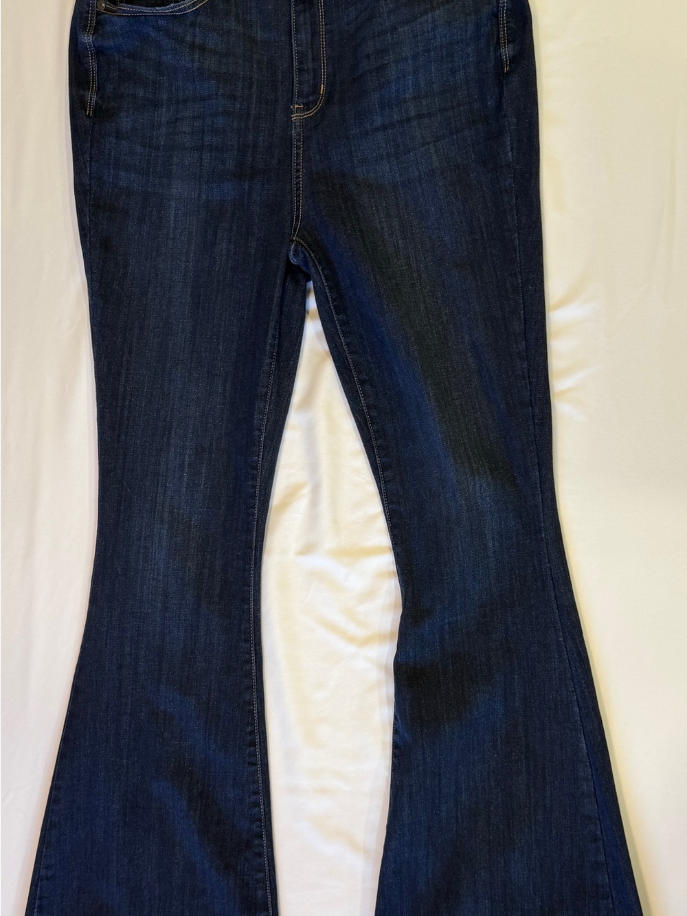 Women's Dark Blue Flare Jeans